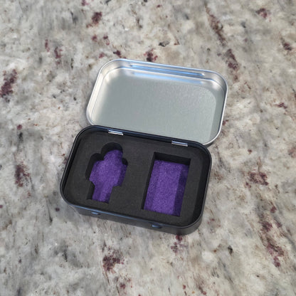 TheFigTin - Single Fig with Accessory Slot -  Colored Felt Edition