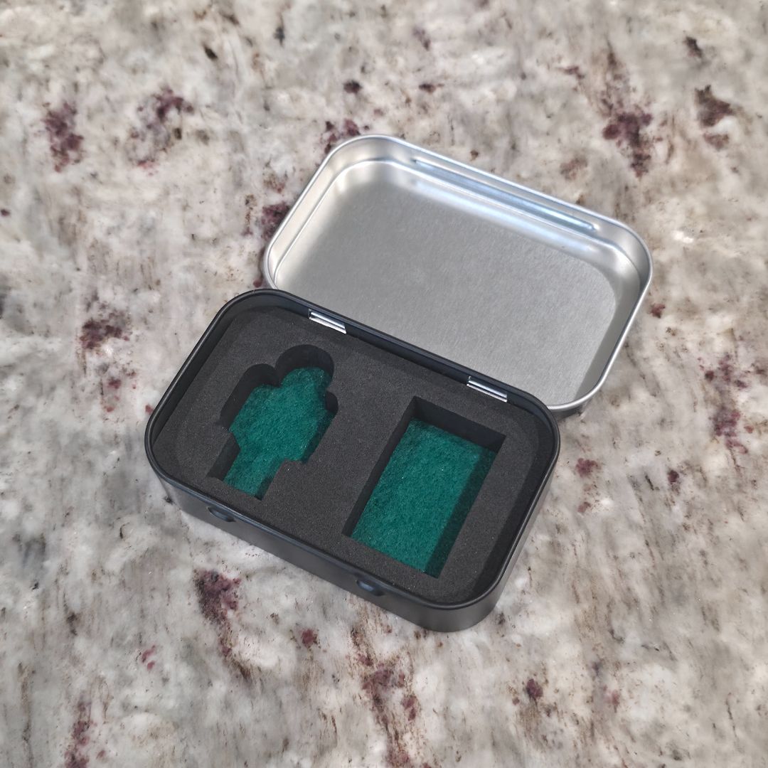 TheFigTin - Single Fig with Accessory Slot -  Colored Felt Edition